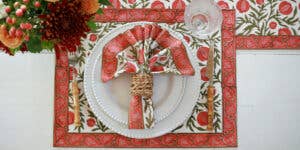 Placemat Pomegranate Red, Set of 4