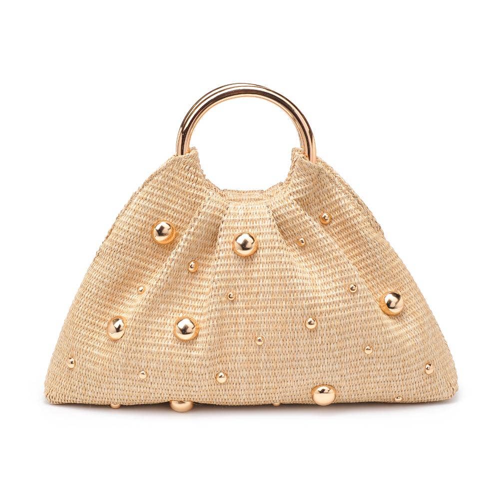 Harper Evening Bag: Natural