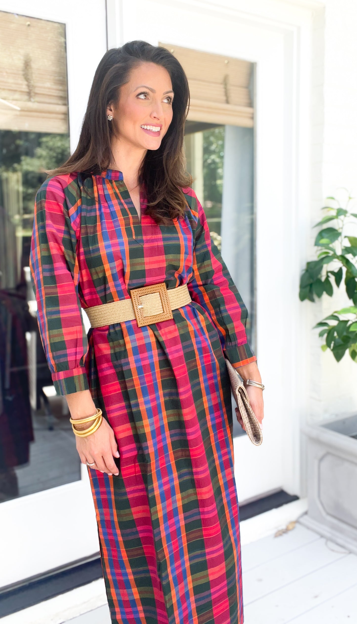 Tunic Fall Plaid Dress size small - FINAL SALE