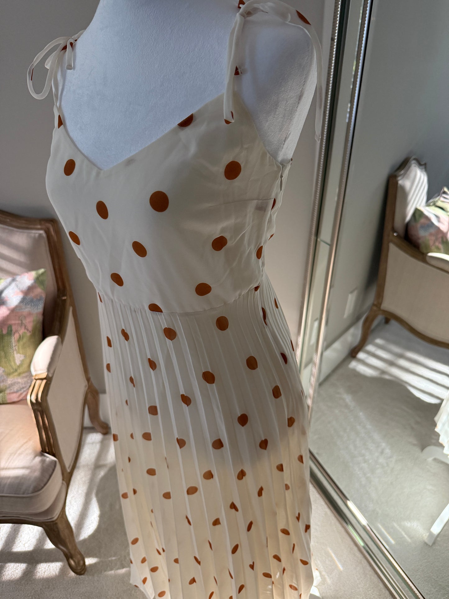 Polka Dot Tie Dress - FINAL SALE