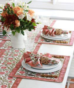 Placemat Pomegranate Red, Set of 4