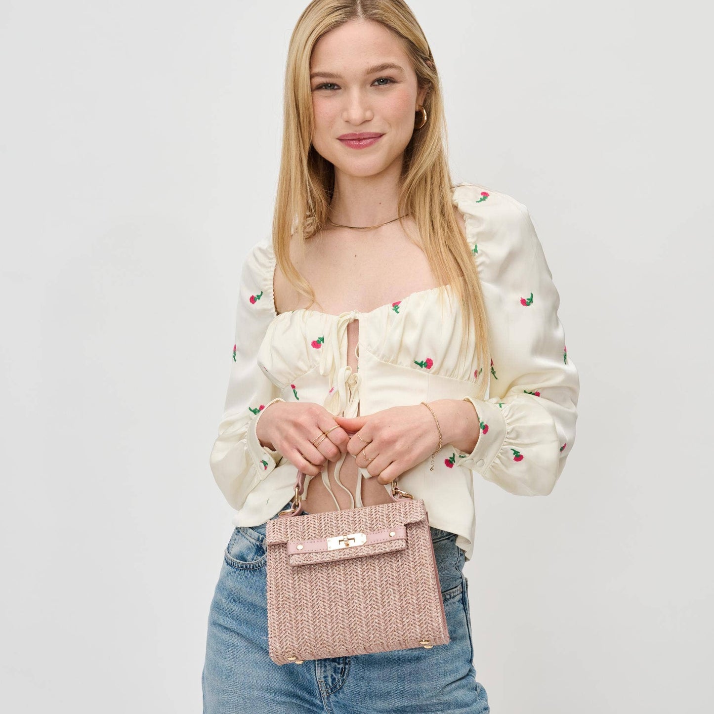 Violet Crossbody: Blush