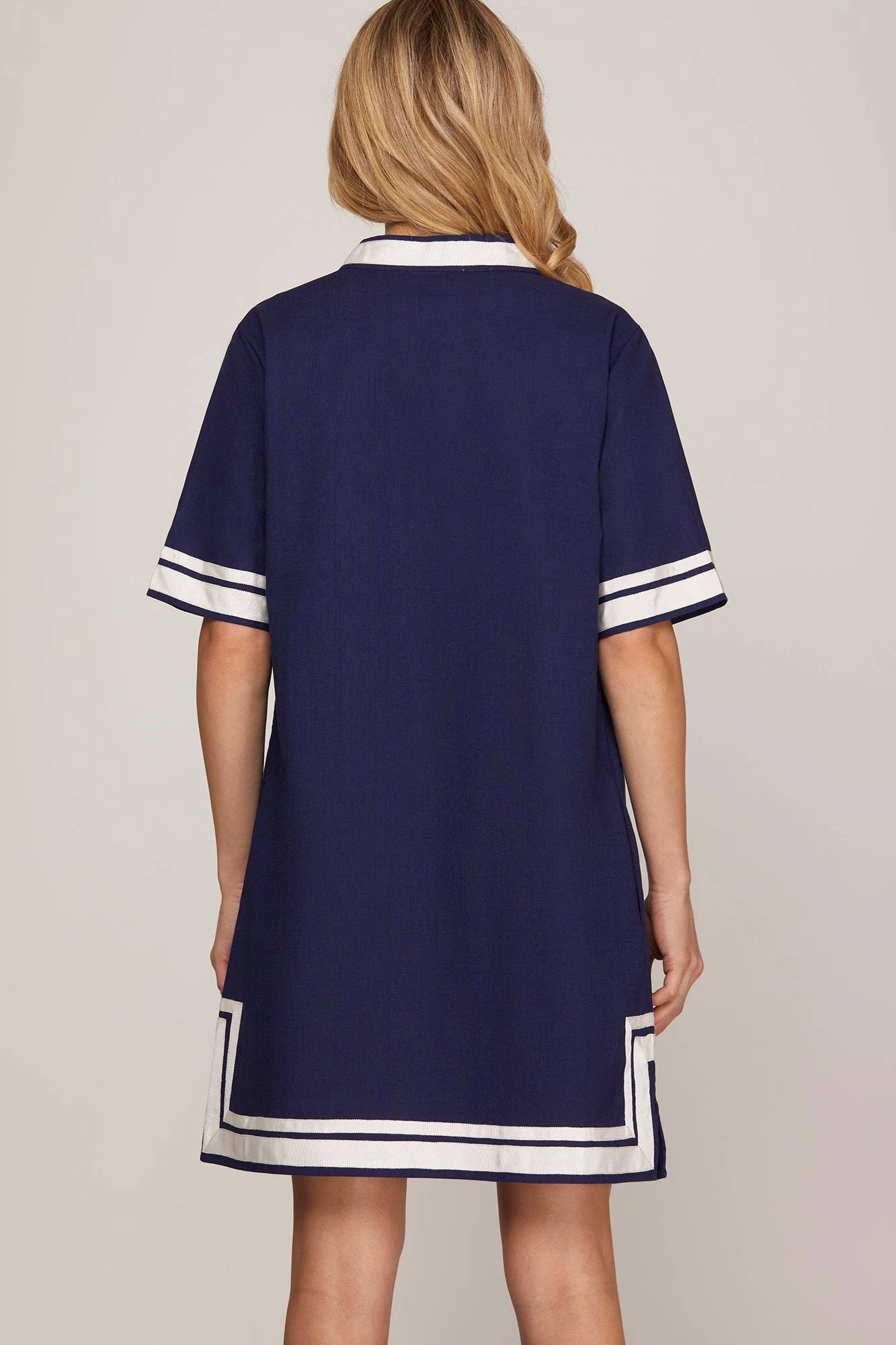 The Cami Tunic Dress in Navy