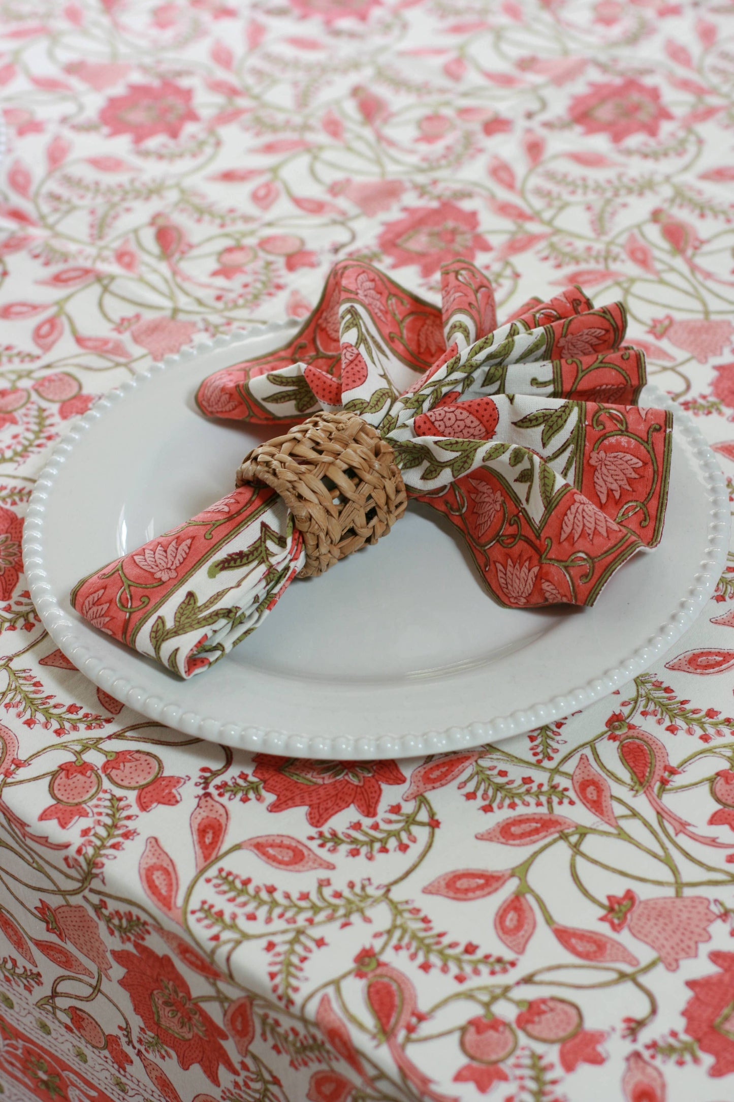 Napkin Pomegranate Red, Set of 4