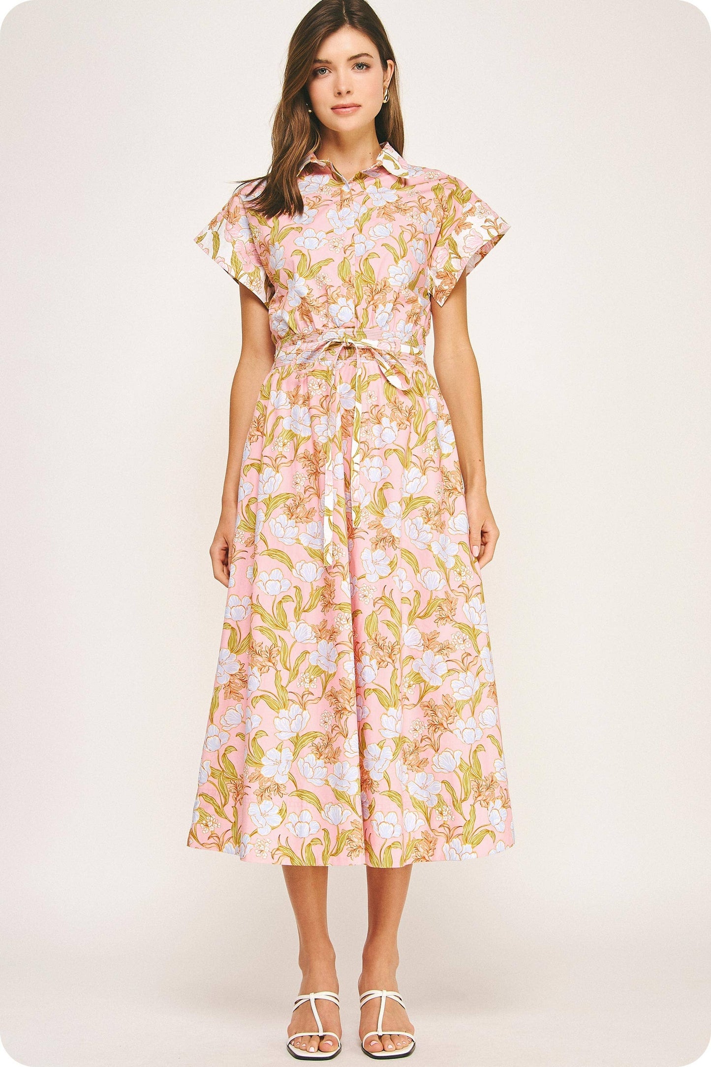 Harper Floral Midi Dress