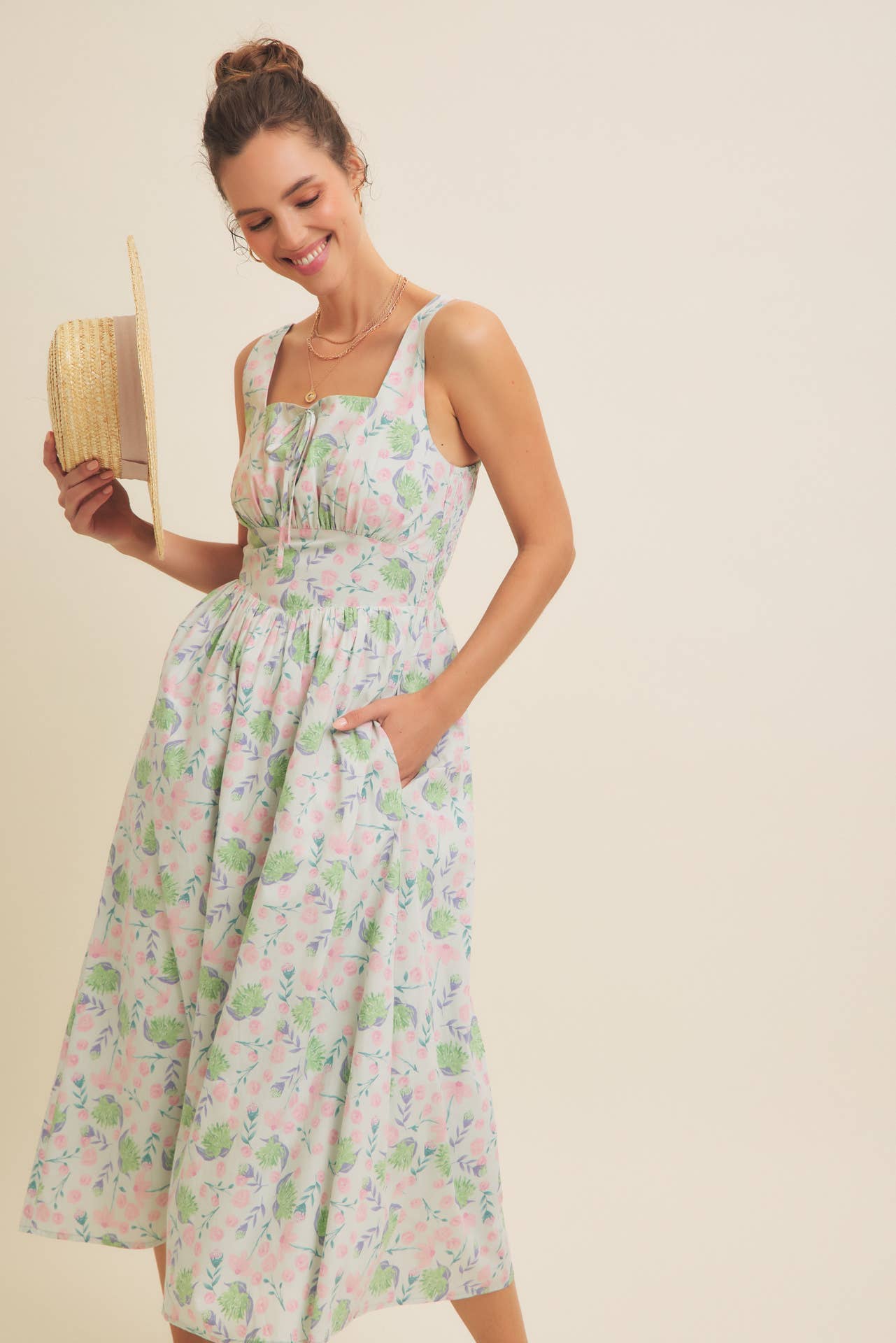 The Delilah Floral Midi Dress - FINAL SALE