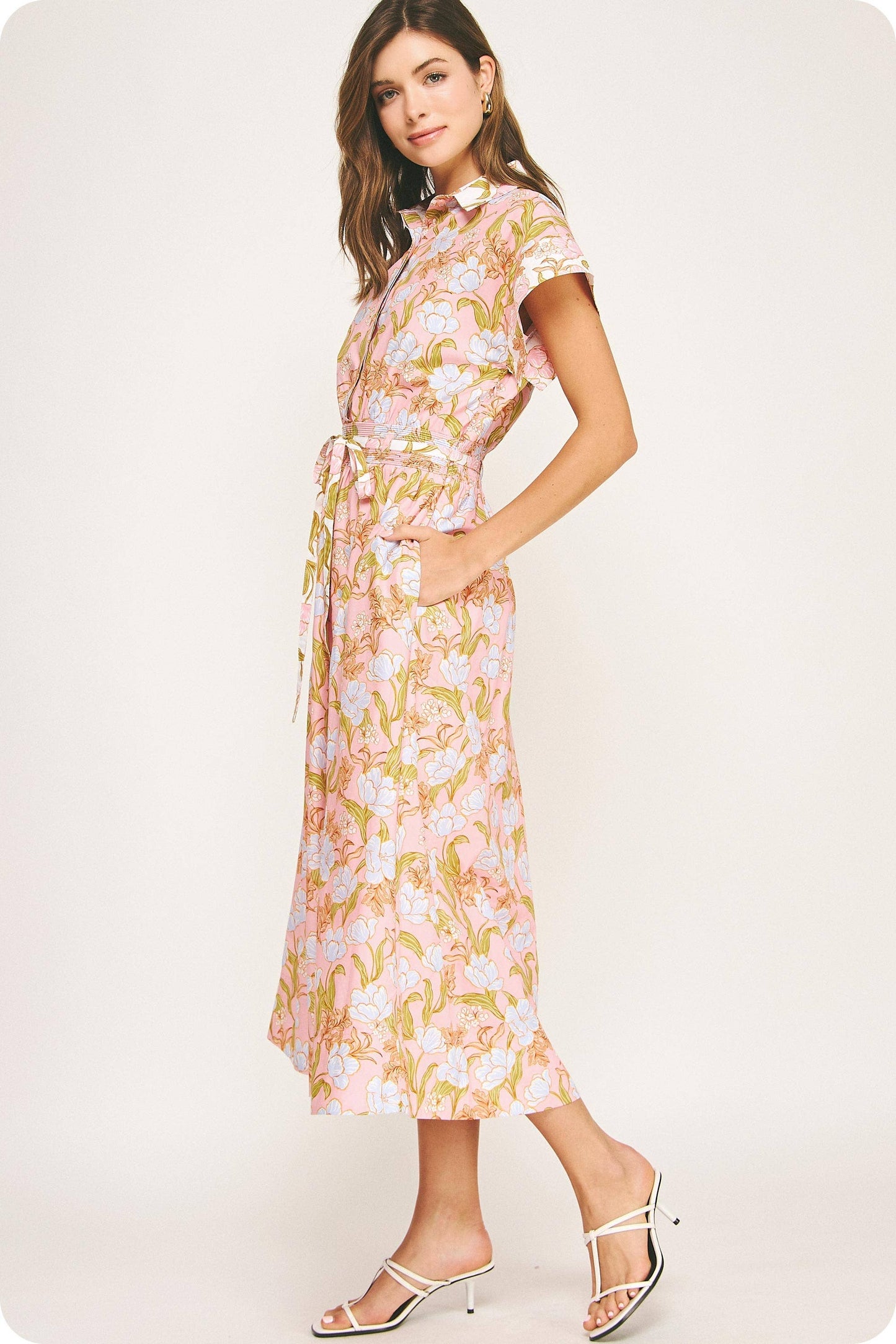 Harper Floral Midi Dress