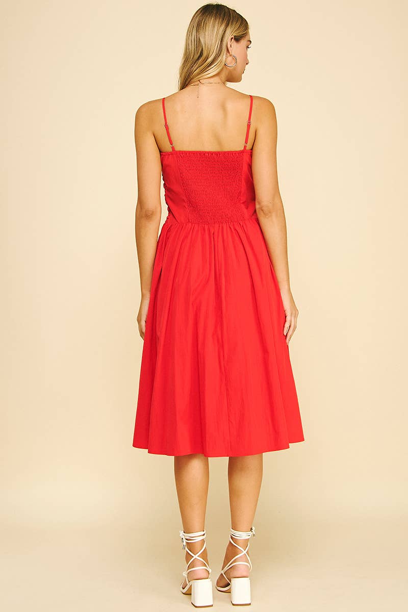 The Scarlet Midi Dress
