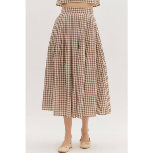 The Hadley Gingham Skirt