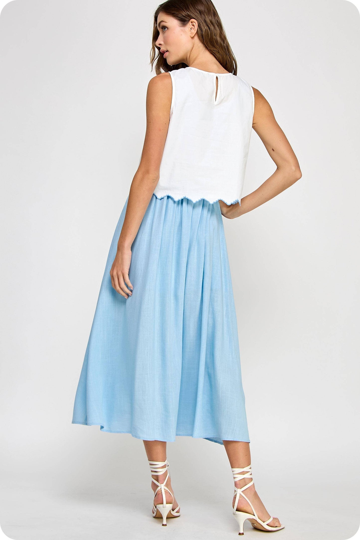 The Winnie embroidered midi dress