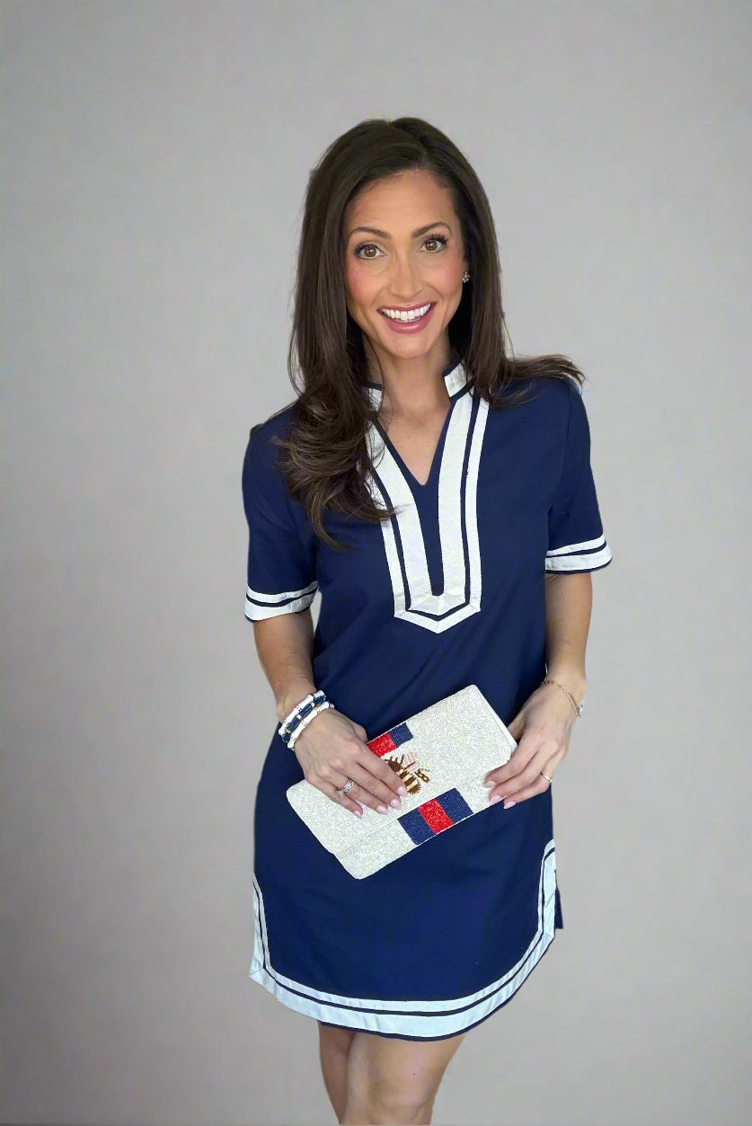 The Cami Tunic Dress in Navy