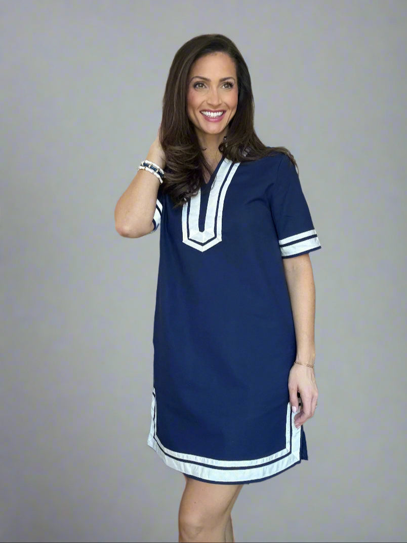 The Cami Tunic Dress in Navy