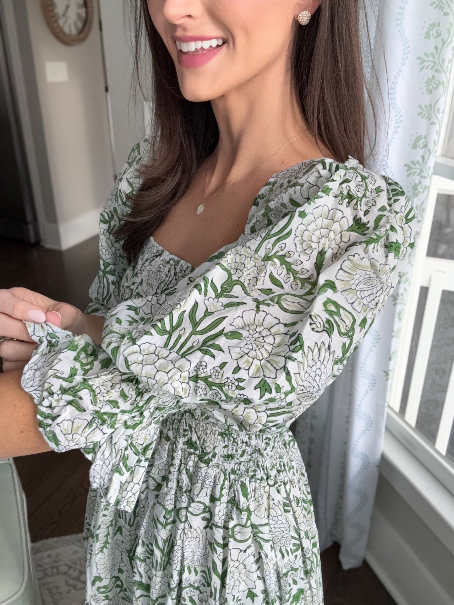 The Hampton Green Maxi Dress