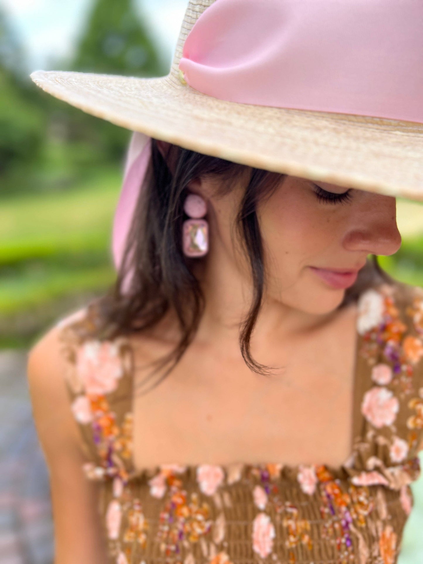 The Maeve Bow Maxi Dress Brown Chinoiserie