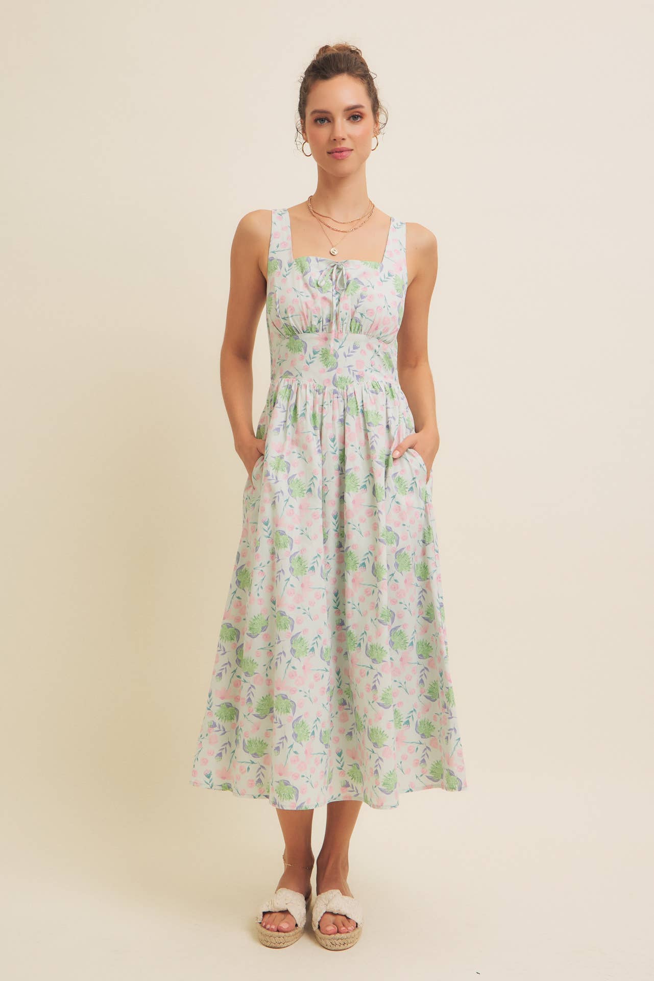 The Delilah Floral Midi Dress - FINAL SALE