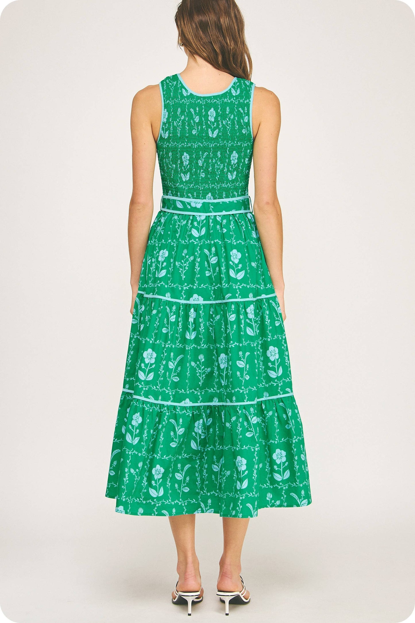 The Kimberly Smocked Midi Dress