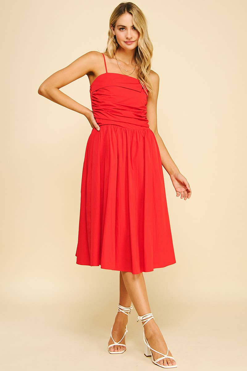 The Scarlet Midi Dress