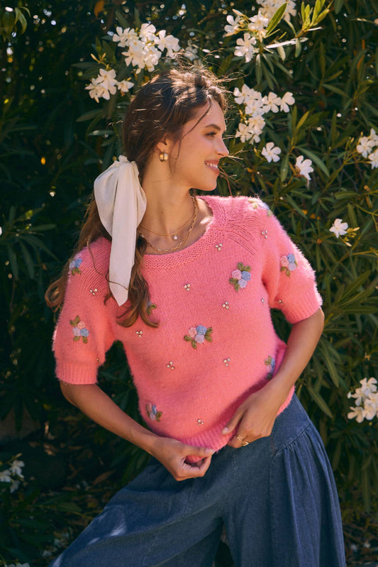 The Ophelia Embroidered Sweater